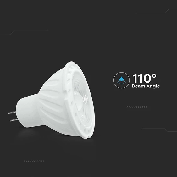 V-TAC GU5.3-MR16 LED spot égő 6W hideg fehér 38° - SKU 212091