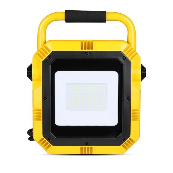 V-TAC hordozható LED reflektor 50W hideg fehér 80 Lm/W - SKU 946