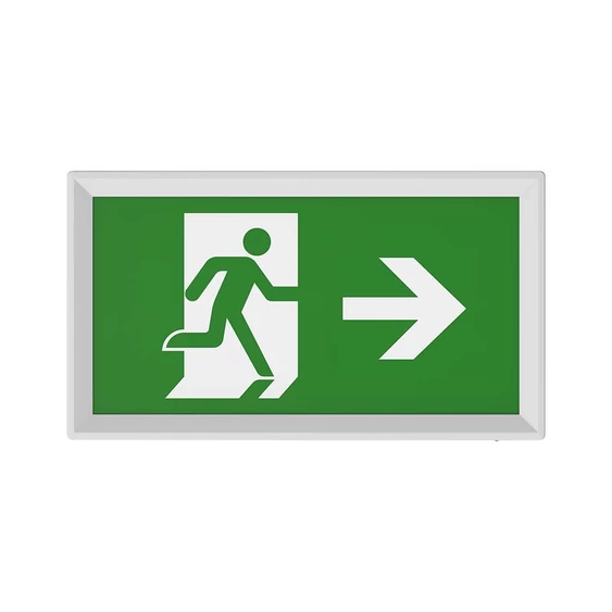 V-TAC jobbra nyíl SKU 7817 EXIT lámpához - SKU 7820