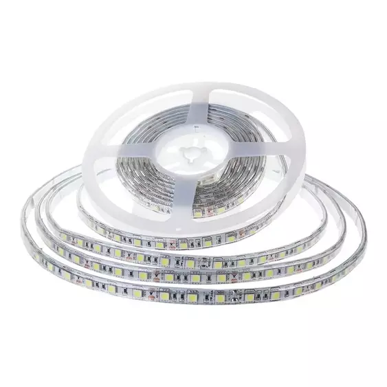 V-TAC LED szalag IP65 SMD 2835 chip 120 db/m hideg fehér - SKU 212627