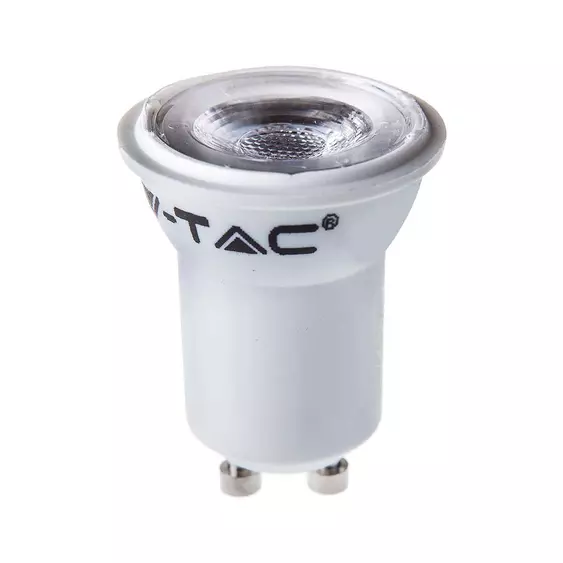 V-TAC kisfejű GU10 LED spot égő 2W hideg fehér 38°, ø35mm széles - SKU 21871