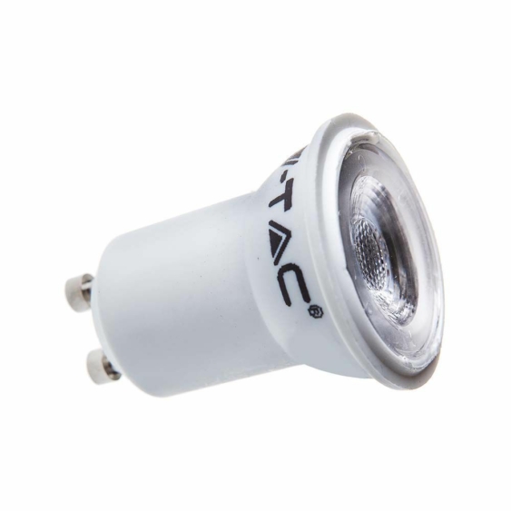 V-TAC kisfejű GU10 LED spot égő 2W hideg fehér 38°, ø35mm széles - SKU 21871