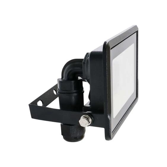 V-TAC kötödobozos LED reflektor 10W meleg fehér, fekete házzal - SKU 20304