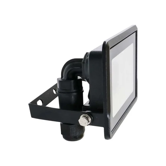V-TAC kötödobozos LED reflektor 20W természetes fehér, fekete házzal - SKU 20308
