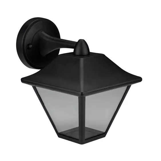 V-TAC kültéri fali lámpa, fekete, E27 foglalattal - SKU 8686