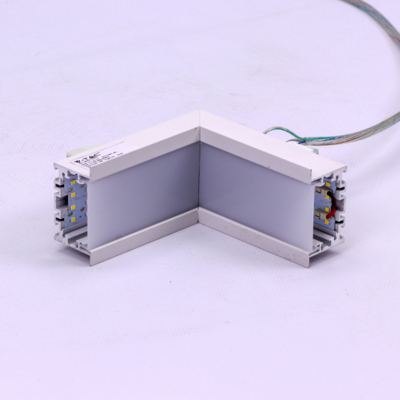 V-TAC L alakú csatlakozó süllyeszthető lineáris LED lámpákhoz 10W természetes fehér - SKU 387