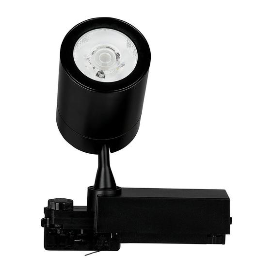 V-TAC LED 10°-os sínes spotlámpa állítható szöggel, 35W természetes fehér, 90 Lm/W - SKU 211286