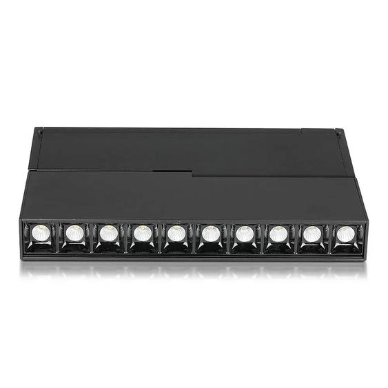 V-TAC LED dönthető spotlámpa mágneses sínhez 20W CRI&gt;90 UGR&lt;19 meleg fehér - SKU 7964