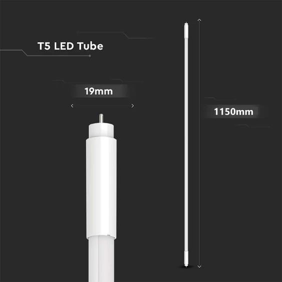 V-TAC LED fénycső 115cm T5 16W természetes fehér, 110 Lm/W - SKU 216320