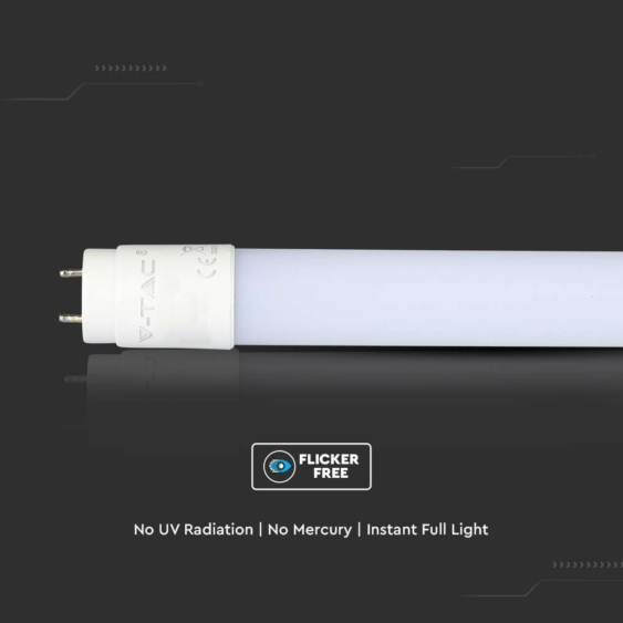 V-TAC LED fénycső 120cm T8 12W természetes fehér 160 Lm/W - SKU 216478