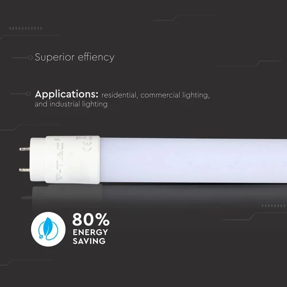 V-TAC LED fénycső 90cm T8 14W természetes fehér - SKU 6272