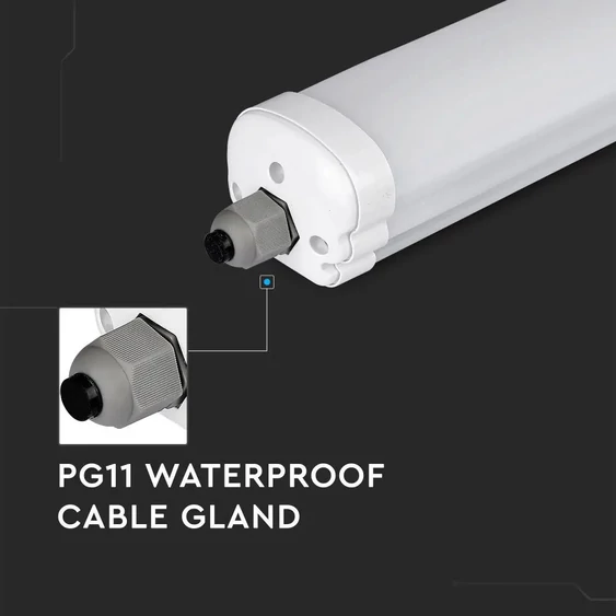 V-TAC LED lámpa 120cm 36W IP65 hideg fehér - SKU 6284