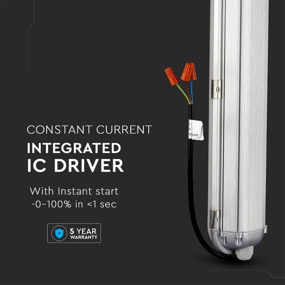 V-TAC LED lámpa 120cm 60W IP65 természetes fehér - SKU 21678