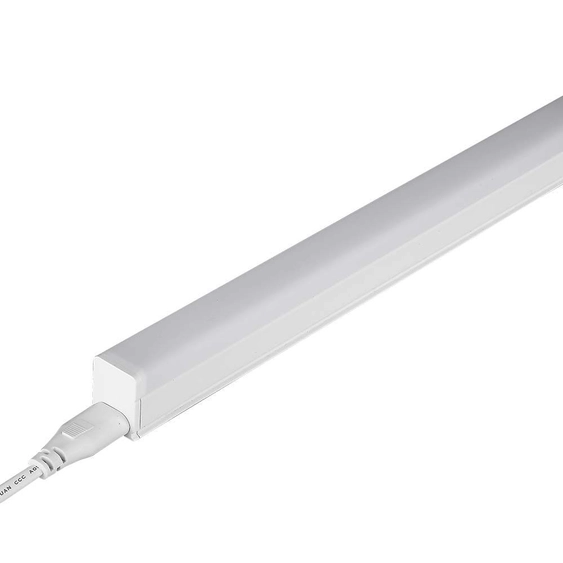 V-TAC LED lámpa 120cm T5 16W beépített kapcsolóval meleg fehér - SKU 21695