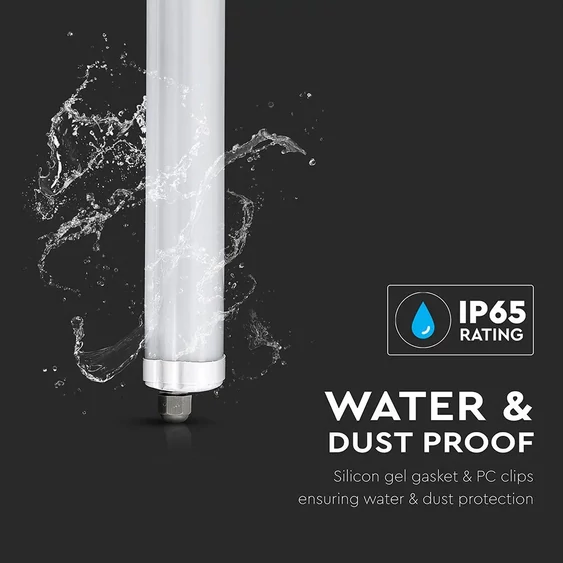 V-TAC LED lámpa 150cm 48W IP65 természetes fehér - SKU 6287