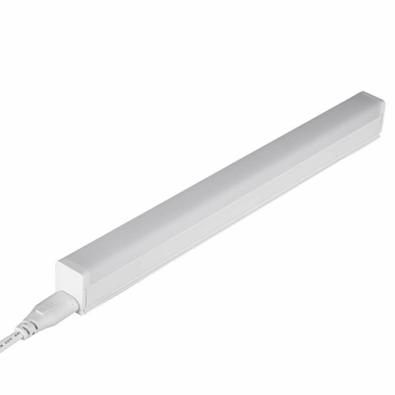 V-TAC LED lámpa 30cm T5 4W beépített kapcsolóval hideg fehér - SKU 21691