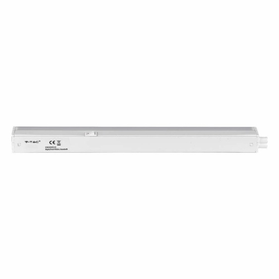V-TAC LED lámpa 30cm T5 4W beépített kapcsolóval hideg fehér - SKU 21691