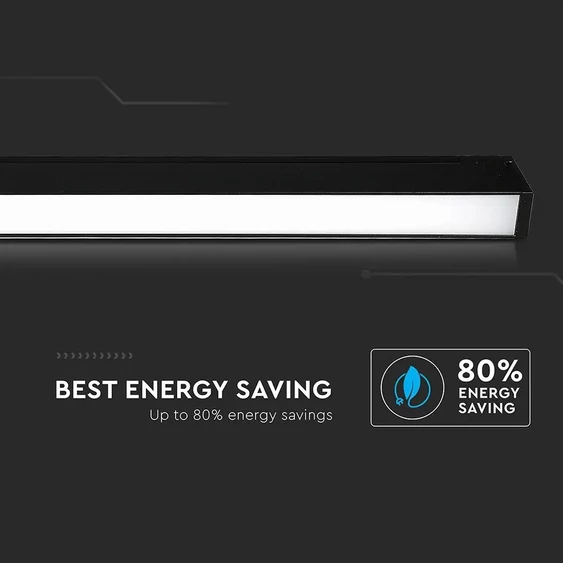 V-TAC LED lineáris lámpa mágneses sínhez 30W CRI>90 meleg fehér - SKU 7956