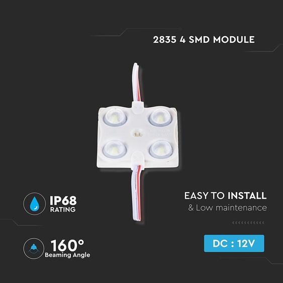 V-TAC LED modul 4db 5050 SMD kék 1,44W - SKU 5132