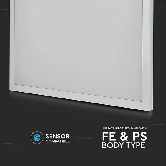 V-TAC LED panel hideg fehér 160 Lm/W 25W 60 x 60cm - SKU 6602