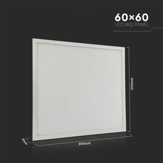 V-TAC LED panel hideg fehér 40W 60 x 60cm - SKU 216672