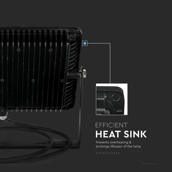 V-TAC LED reflektor 100W hideg fehér Samsung chip - SKU 414