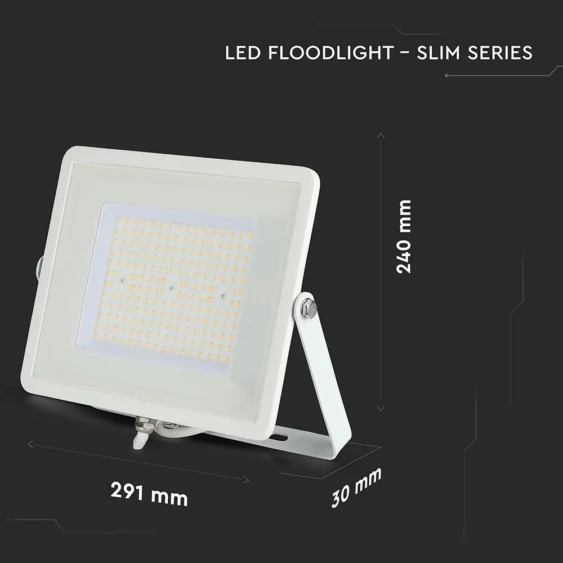V-TAC LED reflektor 100W természetes fehér 115 Lm/W - SKU 21768