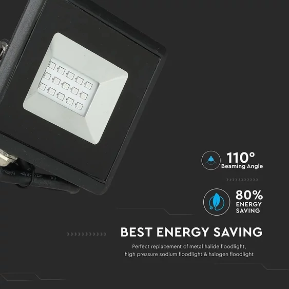 V-TAC LED reflektor 10W IP65 kék - SKU 5990