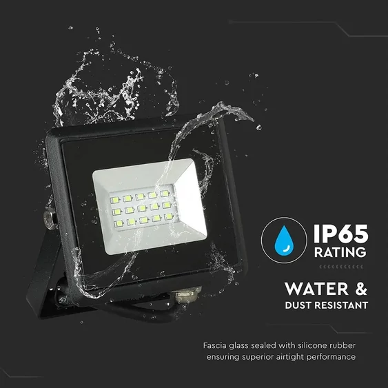 V-TAC LED reflektor 10W IP65 zöld - SKU 5988
