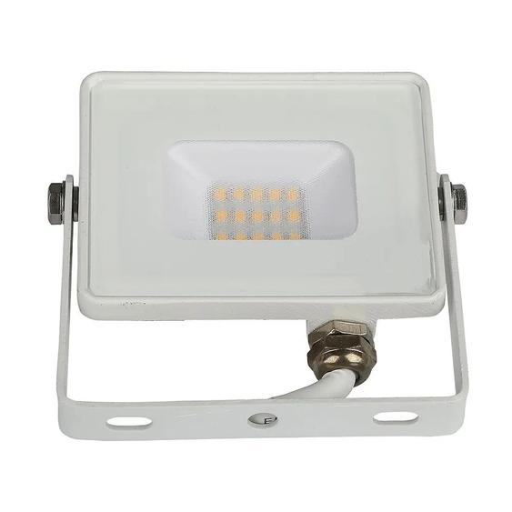 V-TAC LED reflektor 10W meleg fehér Samsung chip, fehér házzal - SKU 21427