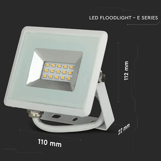 V-TAC LED reflektor 10W természetes fehér 85 Lm/W - SKU 5944