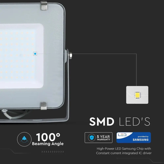V-TAC LED reflektor 150W meleg fehér Samsung chip - SKU 481