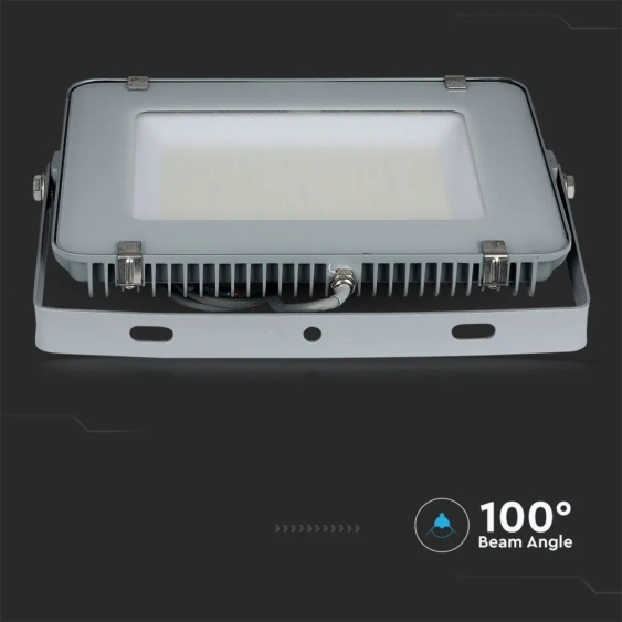 V-TAC LED reflektor 200W hideg fehér 115 Lm/W, szürke házzal - SKU 21790