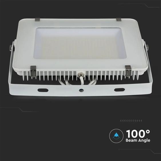 V-TAC LED reflektor 200W természetes fehér 115 Lm/W, fehér házzal - SKU 21787