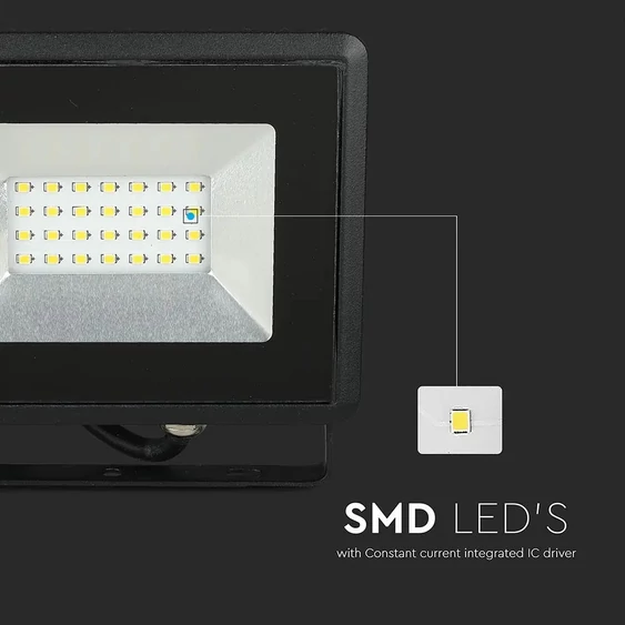 V-TAC LED reflektor 20W hideg fehér 85 Lm/W - SKU 5948