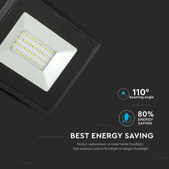 V-TAC LED reflektor 20W hideg fehér 85 Lm/W - SKU 5948