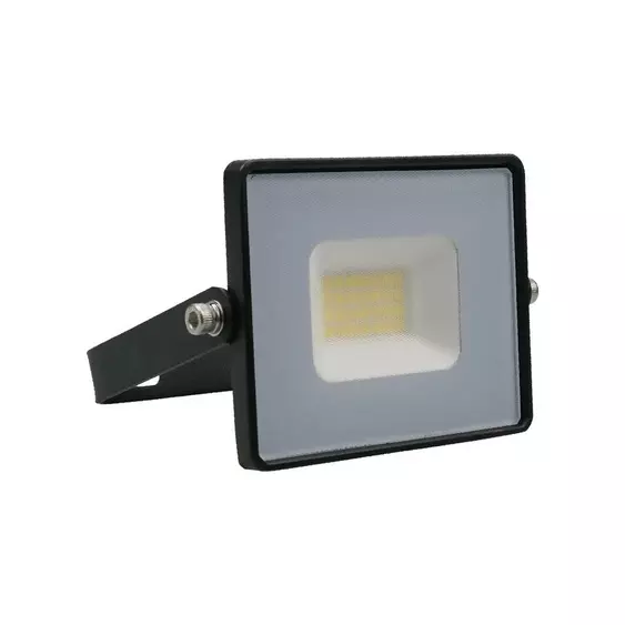 V-TAC LED reflektor 20W hideg fehér, fekete házzal - SKU 215948