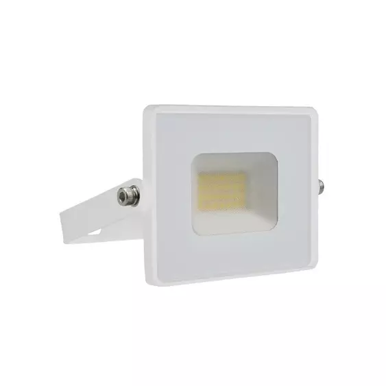 V-TAC LED reflektor 20W hideg fehér, fehér házzal - SKU 215951