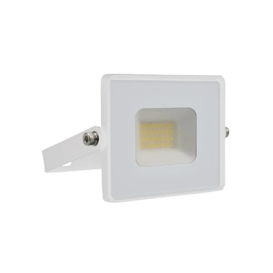 V-TAC LED reflektor 20W meleg fehér, fehér házzal - SKU 215949