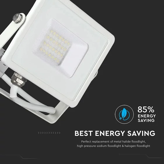 V-TAC LED reflektor 20W meleg fehér Samsung chip - SKU 442