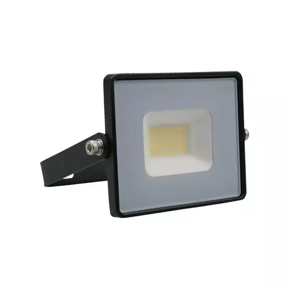 V-TAC LED reflektor 20W természetes fehér, fekete házzal - SKU 215947