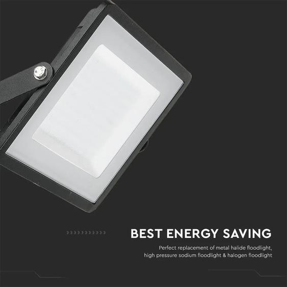 V-TAC LED reflektor 300W természetes fehér Samsung chip, fekete házzal - SKU 21422
