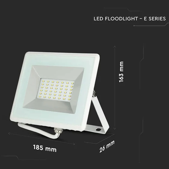 V-TAC LED reflektor 30W hideg fehér 85 Lm/W - SKU 5957