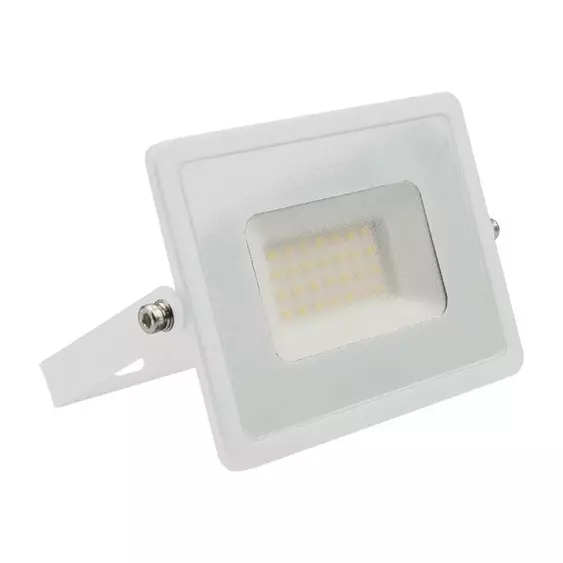 V-TAC LED reflektor 30W hideg fehér, fehér házzal - SKU 215957