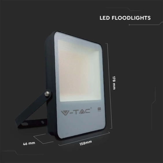 V-TAC LED reflektor 30W természetes fehér 137lm/W - SKU 20402