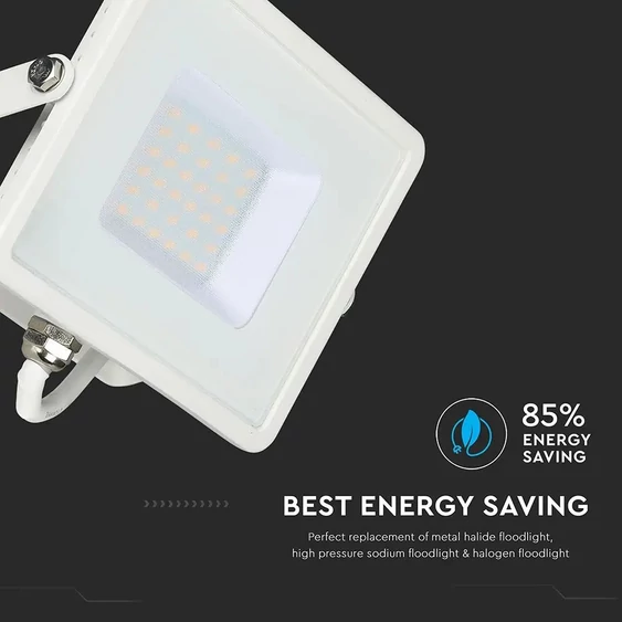 V-TAC LED reflektor 30W természetes fehér Samsung chip - SKU 404