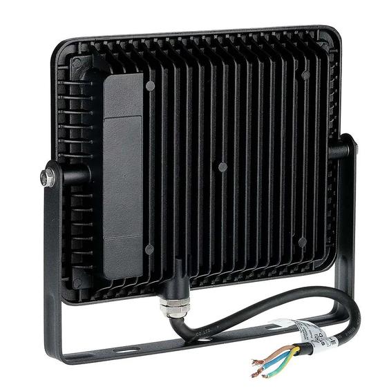 V-TAC LED reflektor 50W hideg fehér 115 Lm/W, fekete házzal - SKU 21761