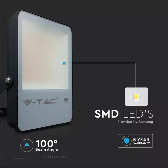 V-TAC LED reflektor 50W hideg fehér 137lm/W - SKU 20405