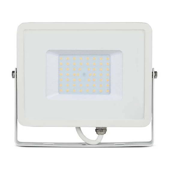 V-TAC LED reflektor 50W meleg fehér Samsung chip, fehér házzal - SKU 21409