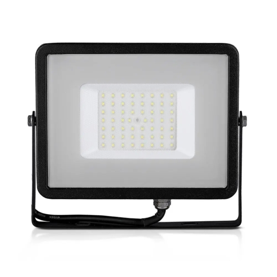 V-TAC LED reflektor 50W természetes fehér Samsung chip, fekete házzal - SKU 21407